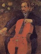 Paul Gauguin Cello oil
